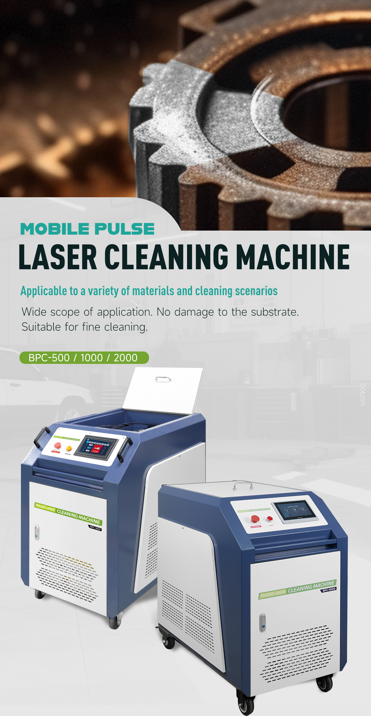SFX Laser 1000W Pulse Laser Cleaning Machine for Hard to Clean Metal Rust Paint Oil Coating Achieve No Damage Fine Cleaning SFX Laser 1000W Pulse Laser Cleaning Machine for Hard to Clean Metal Rust Paint Oil Coating Achieve No Damage Fine Cleaning pulse laser rust removal,graffiti cleaning method,laser cleaning machine for rust removal,coating surface removal,laser cleaning machine 300watt rust removal,coating surface removal machine,laser cleaning,multimode pulse laser cleaning machine 500w,pulse laser cleaning machine multimode 500w,BPC-1000