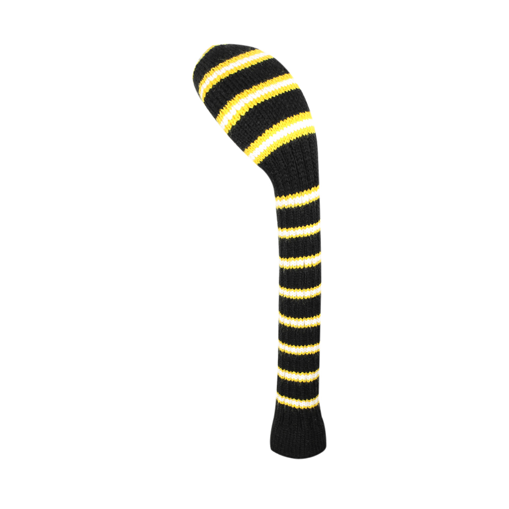 Knit Hybrid Golf Club Covers Classical Fine Stripes 5 Colors
