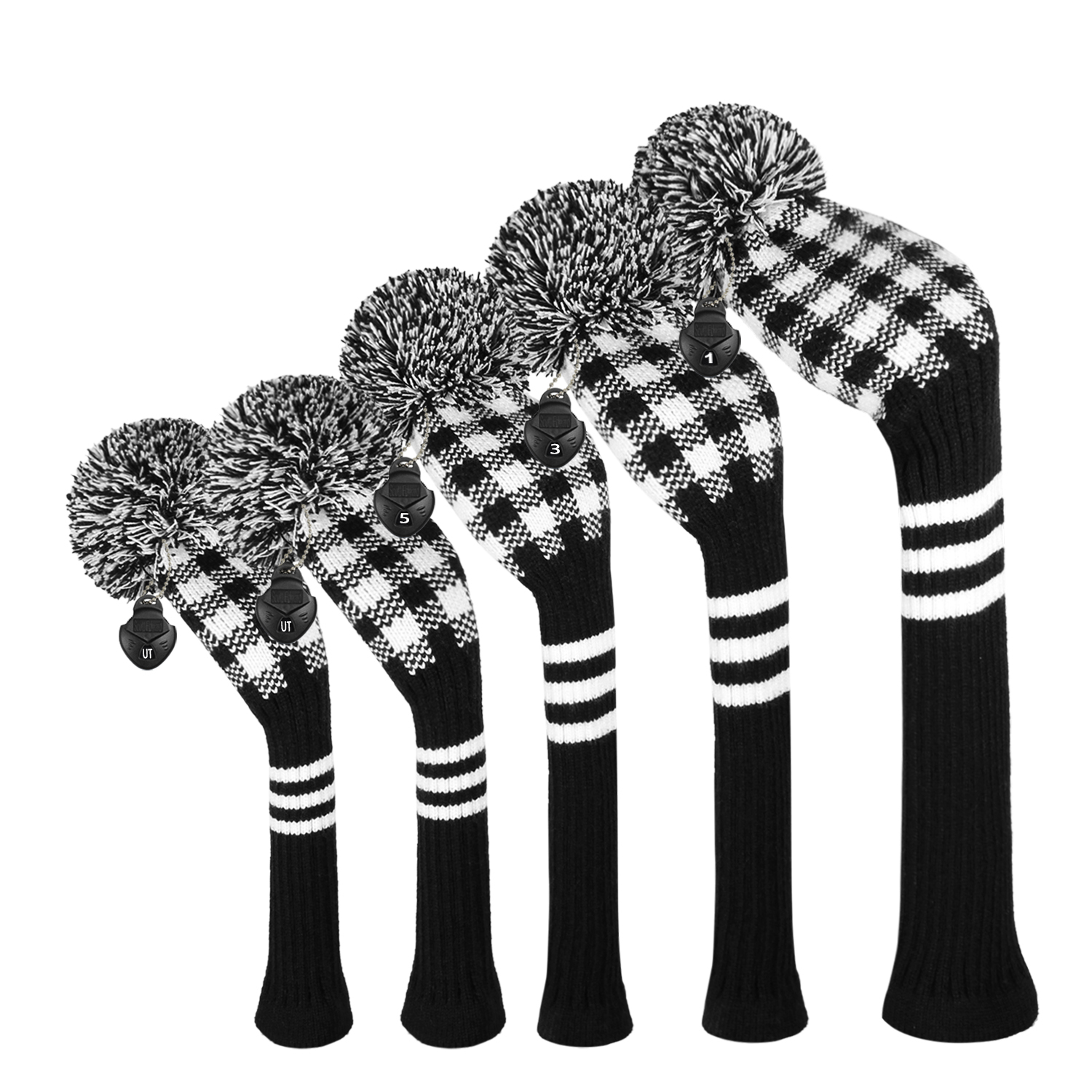 knitted hybrid head cover