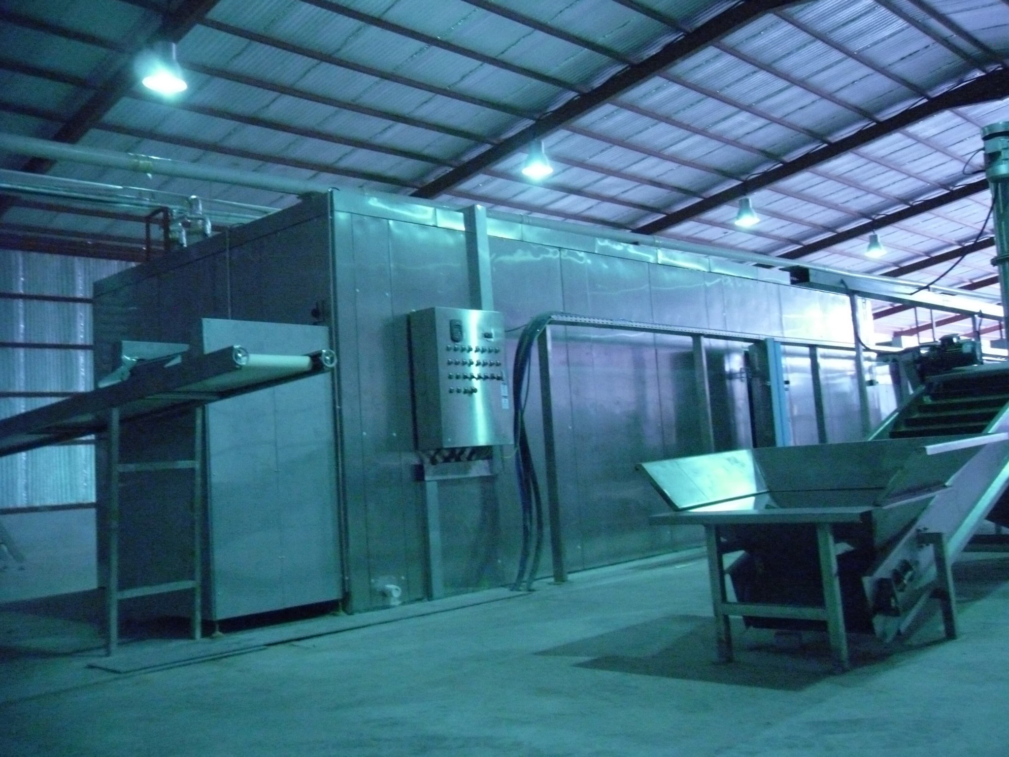 China 1000kg/h IQF Freezer/Freezing fluidized bed freezer for vegetables