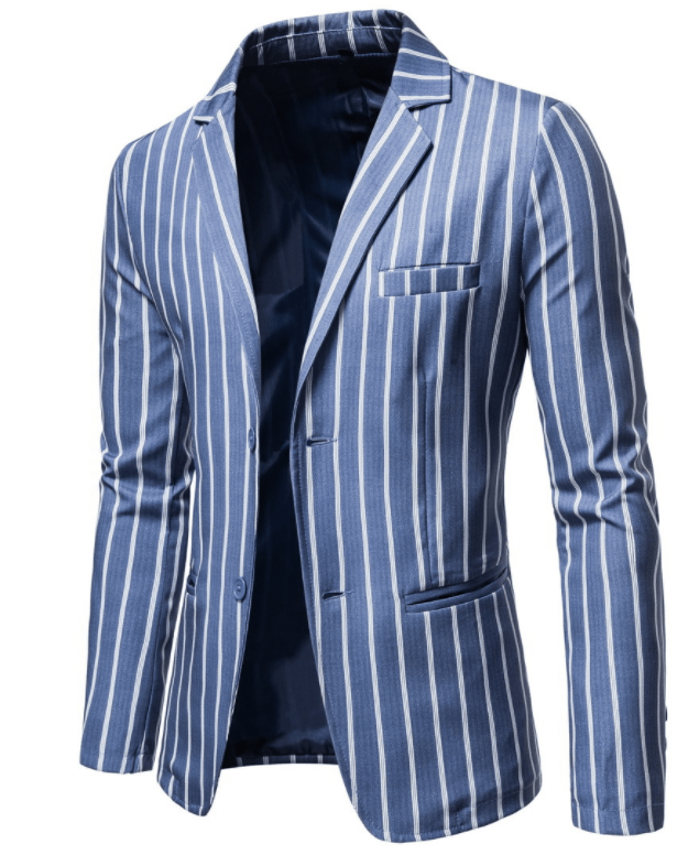 plus size striped suit