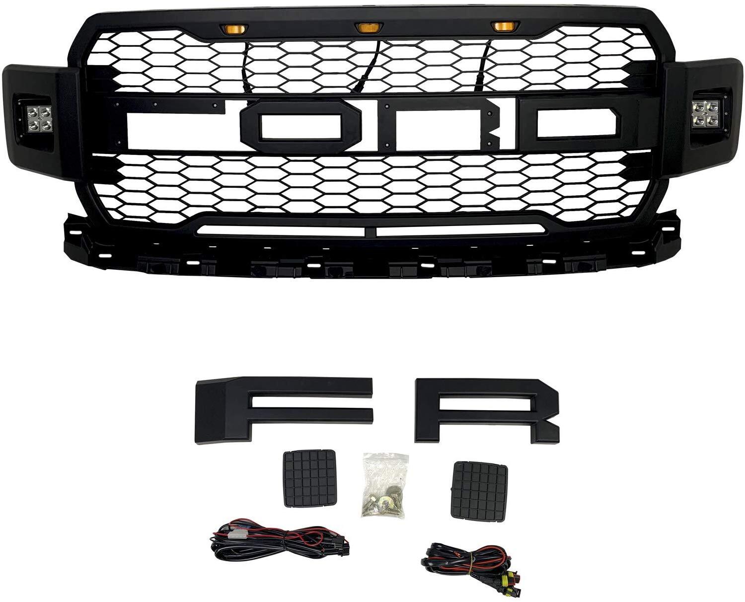 Front Grill Compatible For F150 2018 2019 Raptor Style ...