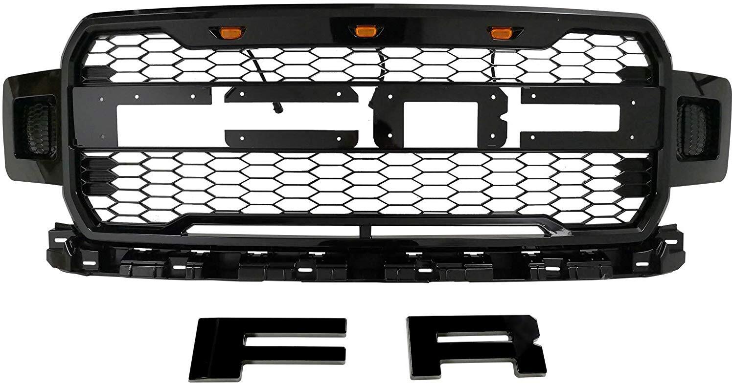 Raptor Style Grill For F150 2018 2019 ABS Honeycomb Grille ...