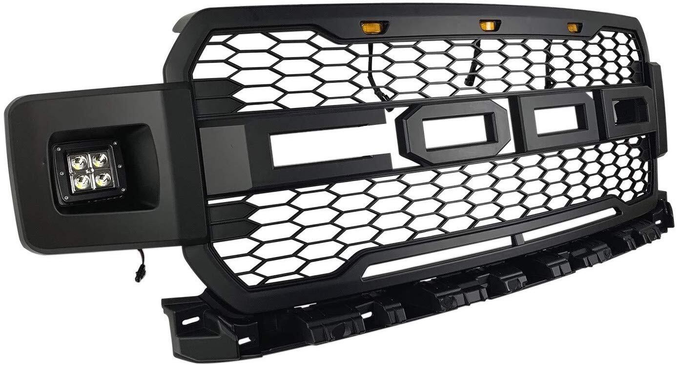 Raptor Style Grill For F150 2018 2019 ABS Honeycomb Grille ...
