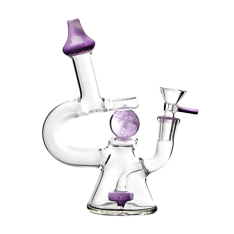 Best Mini Lava Lamp Glass Bongs Cool Showerhead Perc Water Pipes Small