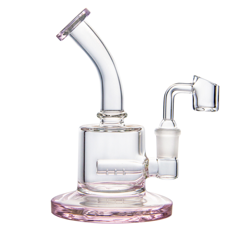 6 Inch Cheap Portable Dab Rig Thick Glass Mini Bong Small Water Pipe