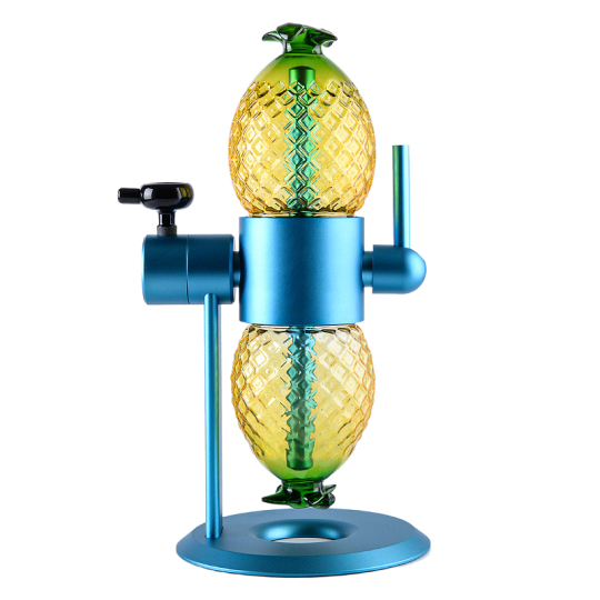 Best 15 Inch Pineapple Globe Gravity Hookah Hourglass 360Degree