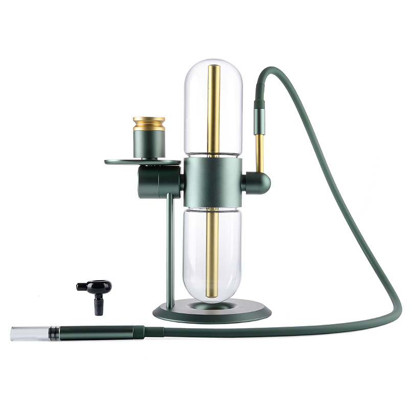 Best 15 Inch Pineapple Globe Gravity Hookah Hourglass 360-Degree