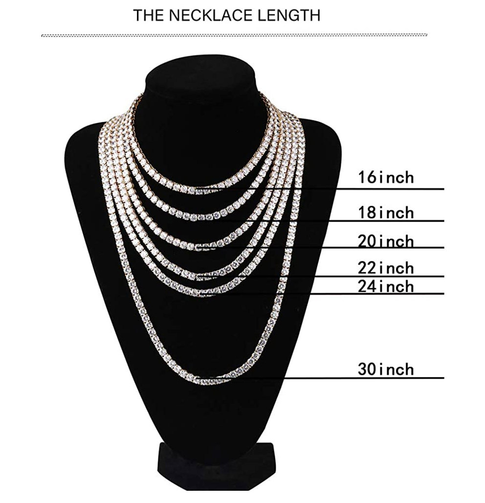 14 inch tennis chain