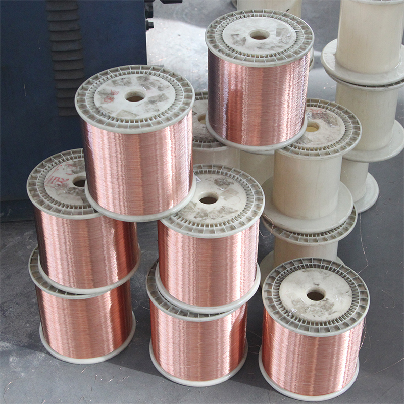 0.24mm Copper Clad Al-mg Alloy Round CCAM Electric Wire
