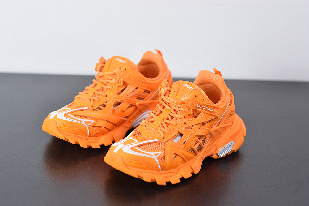 balenciaga orange sneakers