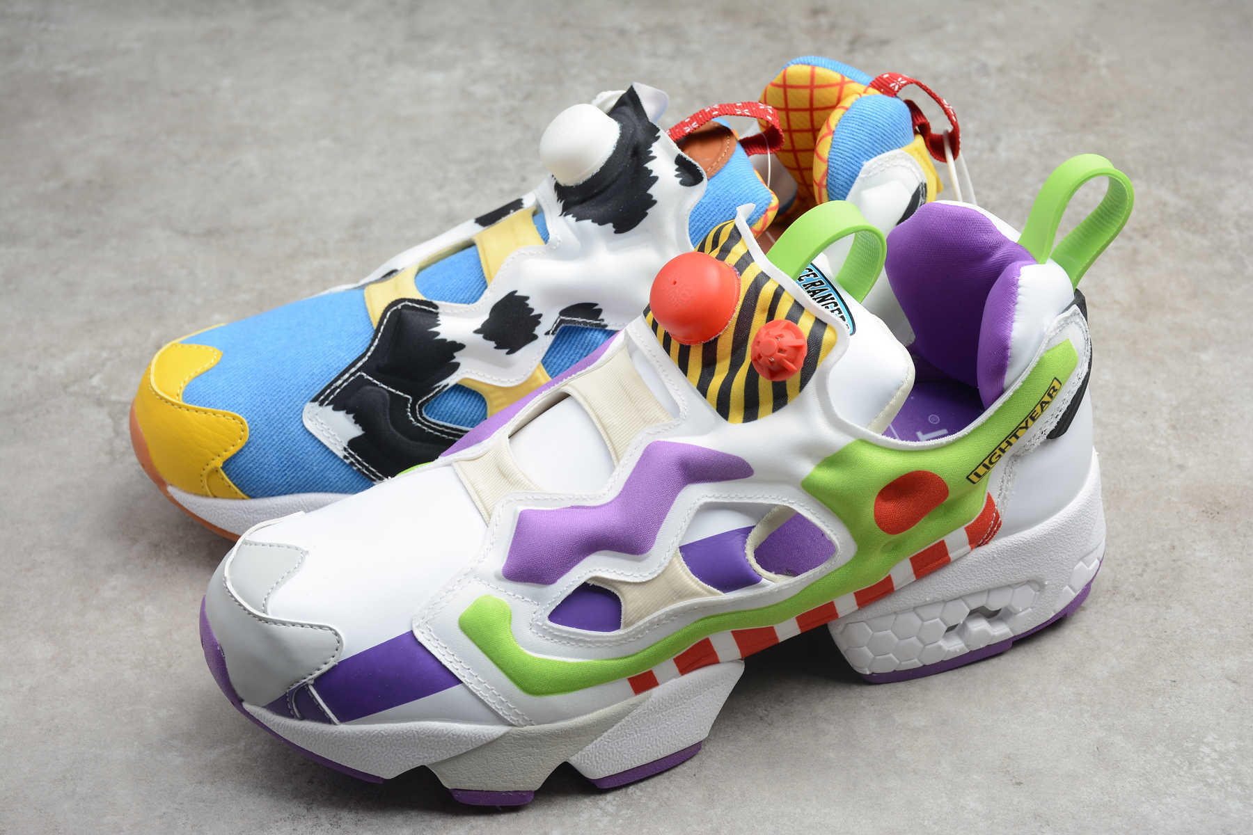 Reebok Instapump Fury x BAIT Toy Story Buzz and Woody