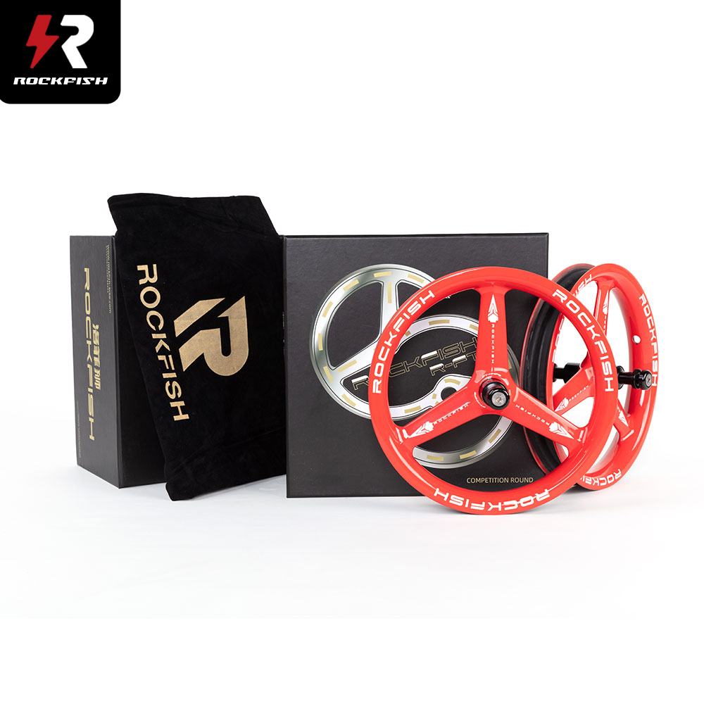 ROCKFISH K02 12インチホイールセット Rockfish FT-3X 12inch carbon balance bike Wheelset-Three-knife