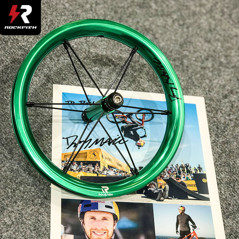 ROCK is LOFT～Green Disc～ Rockfish K02 12inch WheelSet For Kids Bike-Pushbike Aluminum