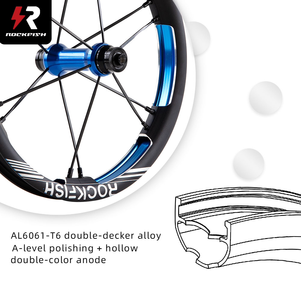 Rockfish R6 12inch Ultralilght Aluminum Alloy Balance Bike