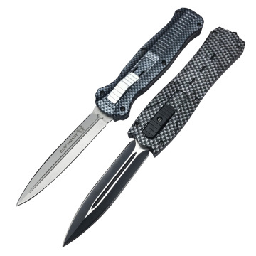 Benchmade 3300 Pagan carbon zinc alloy handle 7CR13MOV blade Death straight out knife ABS Engineering plastic handle 5CR13MOV blade Quick open auxiliary knife Pocket knife hiking knife outdoor auxiliary knife