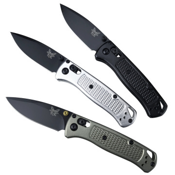Benchmade 533 8CR13MOV blade Aluminum alloy non-slip handle Outdoor knife Pocket knife Self-defense auxiliary folding knife Camping knife hiking knife