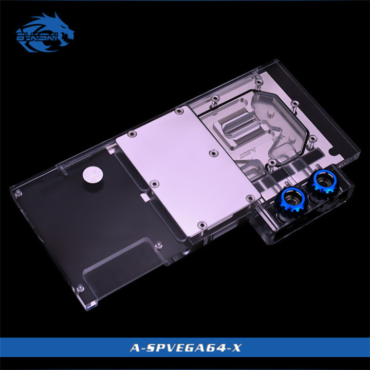 人気ブランドの新作 Cover Full A-SPVEGA64-X, Bykski Graphics Cooling Water Card PCパーツ
