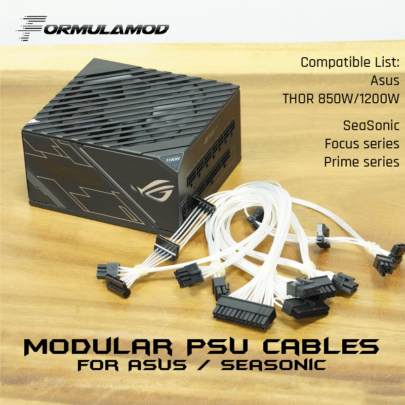FormulaMod Fm HS SL Fully Modular PSU Cables 18AWG Silver Plated For 