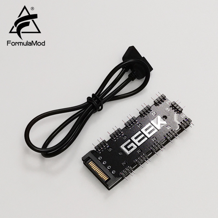FormulaMod FmTBJXQ, Sata Type 5v 3pin RGB Synchronization Hub, For 5v