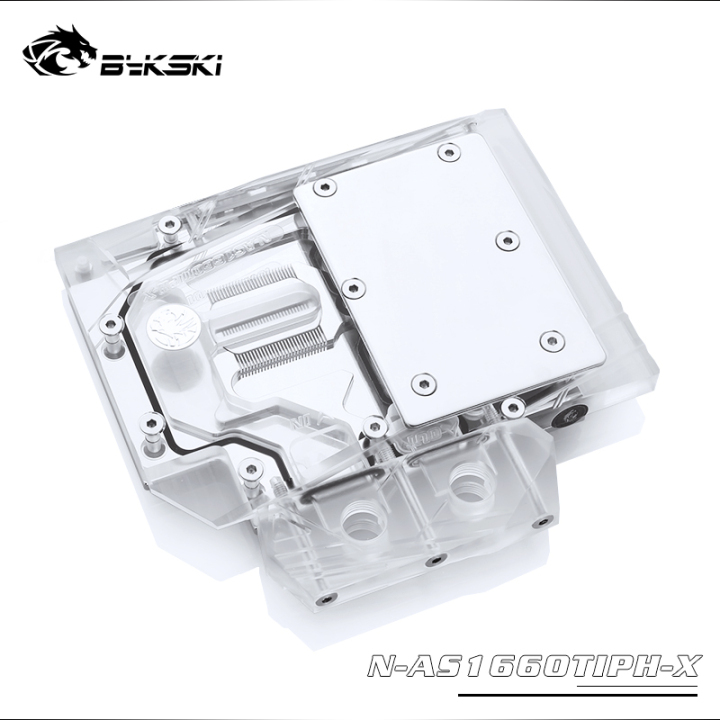 Bykski Full Cover Graphics Card Water Cooling Block, For Asus GTX