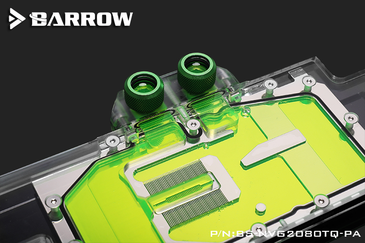 Barrow Bs Nvg2080tq Pa Full Cover Graphics Card Water Cooling Blocks For Leadtek Nvidia Quadro Rtx5000 6000 8000 At Formulamod Sale