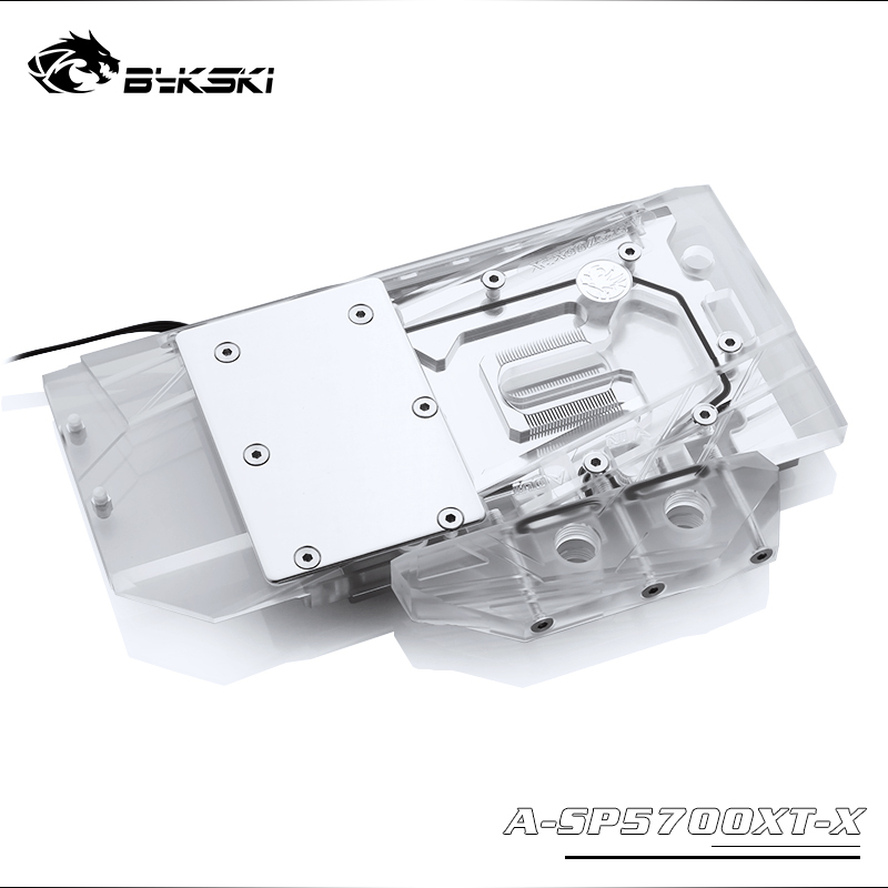 Bykski ASP5700XTX GPU Water Cooling Block For Sapphire RX 5700 XT