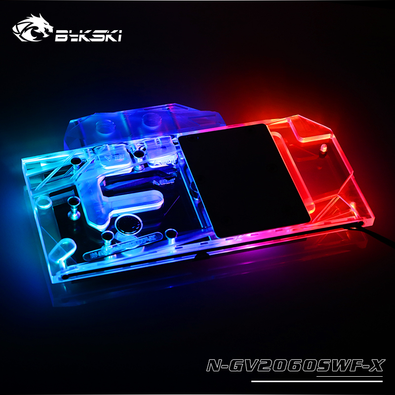 Bykski N-GV2060SWF-X GPU Water Cooling Block For Gigabyte RTX 2060