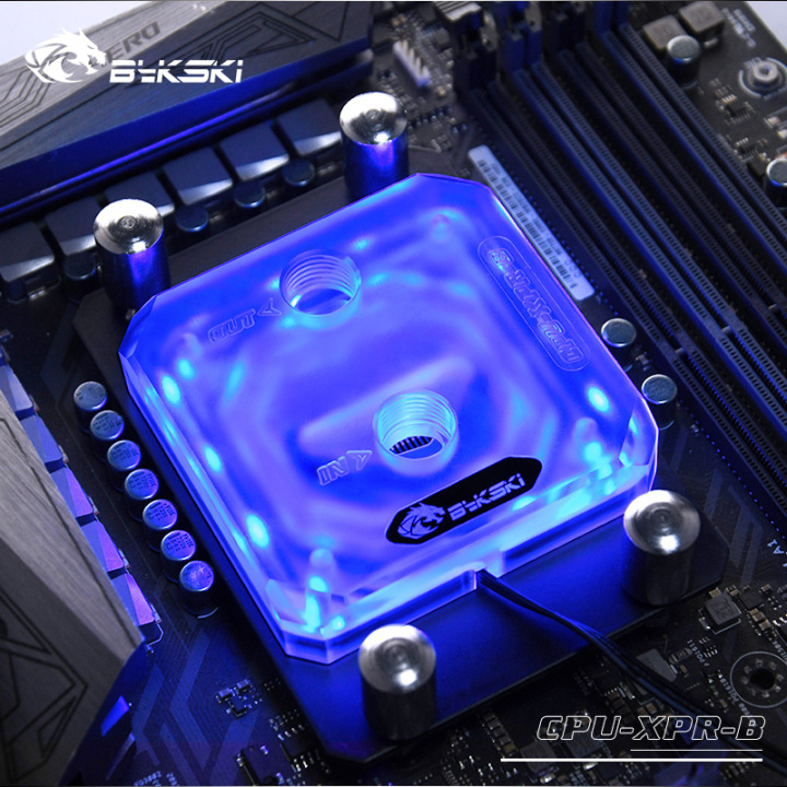 Bykski CPUXPRBAM Frosted Acrylic CPU Water Cooling Block For AM3/AM4