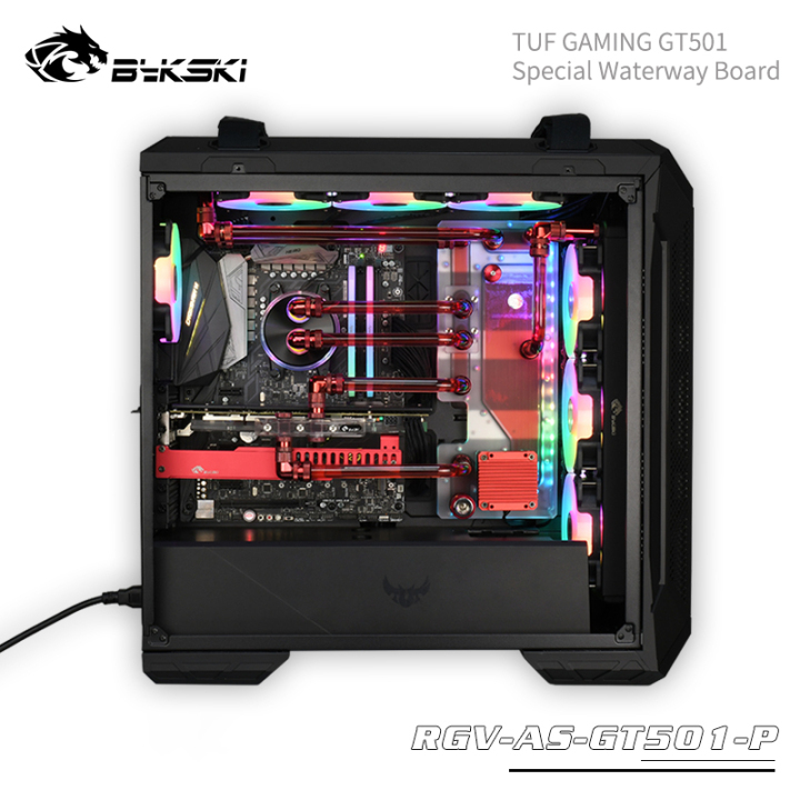 Bykski Waterway Boards For Asus Tuf Gaming Gt501 For Intel Cpu Water Block Single Gpu Building Rgv As Gt501 P At Formulamod Sale