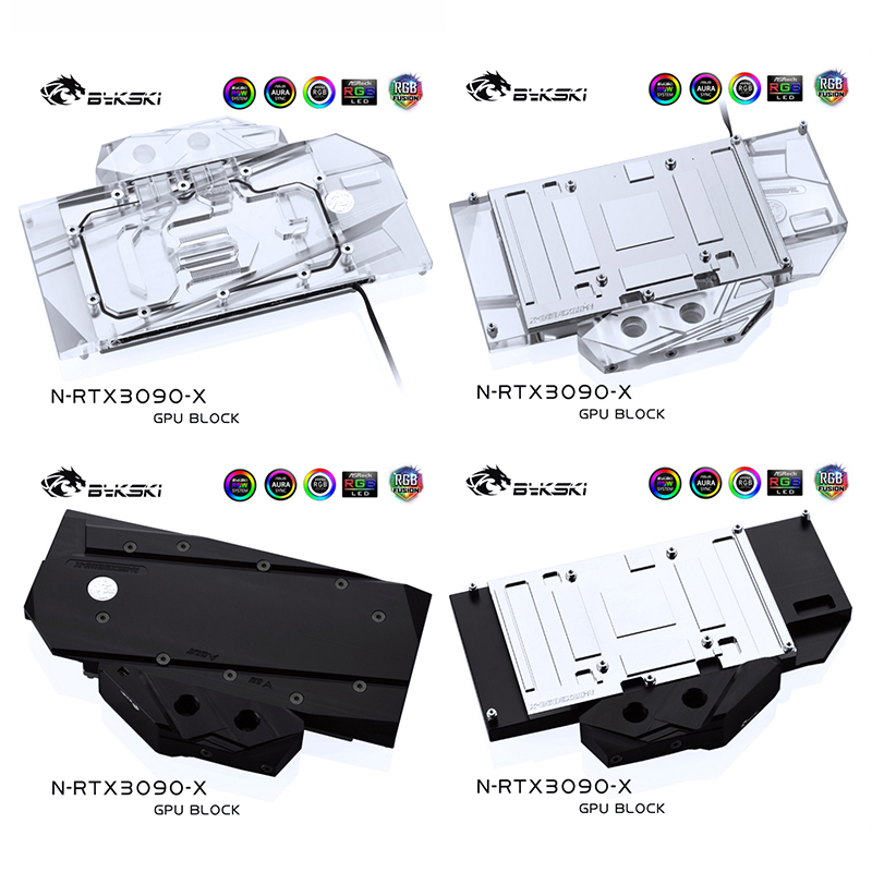 Bykski Rtx 3090 Gpu Water Cooling Block Liquid Cooler With Backplane For Nvidia Founder Edition Rtx3090 Maxsun Palit Colorful Zotac N Rtx3090 X At Formulamod Sale