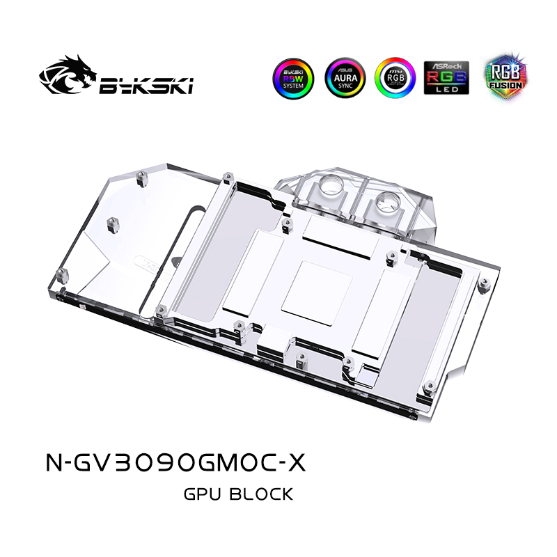 Bykski GPU Water Cooling Block For Gigabyte RTX 3090/3080Ti/3080