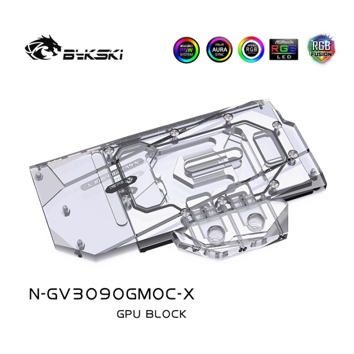 Bykski GPU Water Cooling Block For Gigabyte RTX 3090/3080Ti/3080