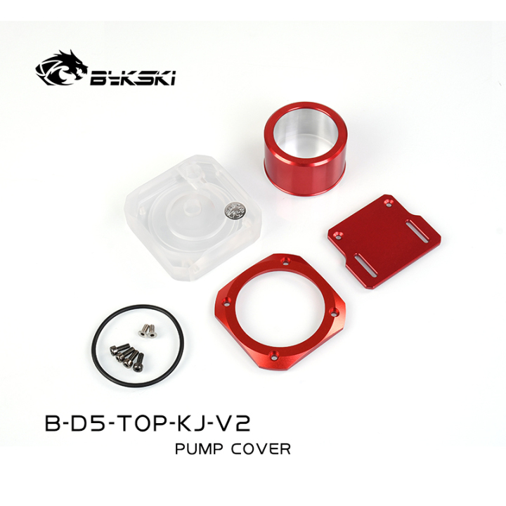 Bykski B-D5-TOP-KJ-V2 D5 Pump Armor Kit , G1/4 Acrylic Top 