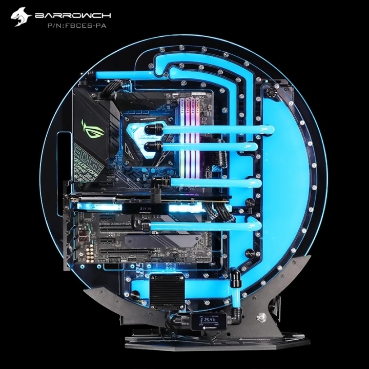 Barrowch STAR1 Series Circular Water Cooling Case, Limited Edition, PC