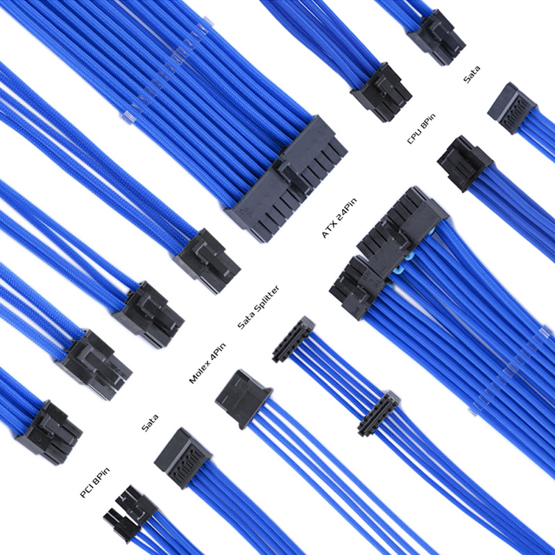 FormulaMod CORSAIR Modular PSU Cable Kit, 18AWG Sleeved, Kit For Modular PSU, Fm-BZXZ [Please compatibility] at formulamod sale