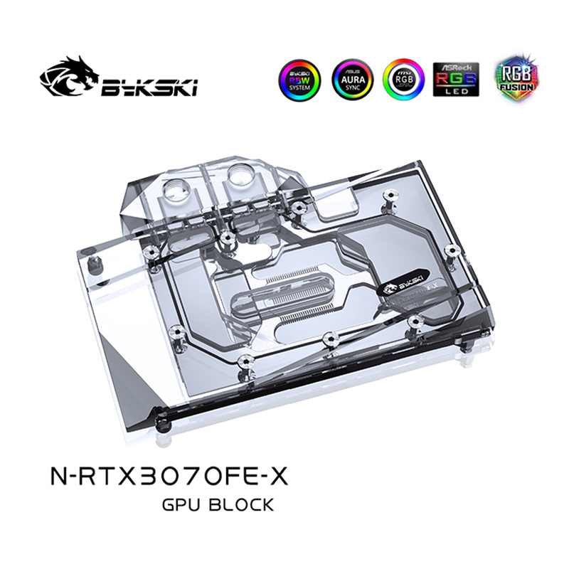Bykski N-RTX3070FE-X | GPU Water Block | Custom Loop