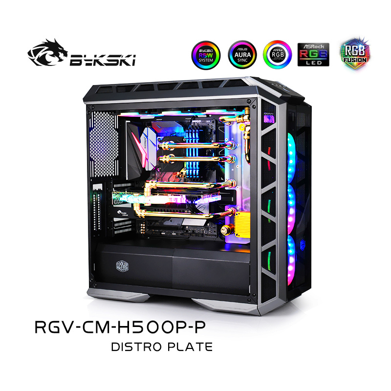 真人さま専用 Bykski RGV-CM-H500-P Waterway Boards For CoolerMaster H500P