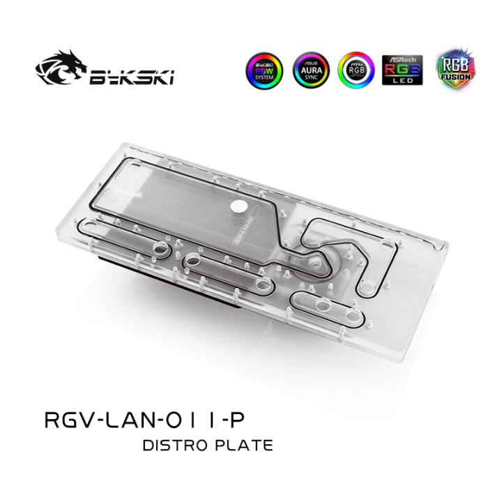 Bykski RGV-LAN-O11-P Distro Plate For Lian Li PC-O11 Dynamic Case