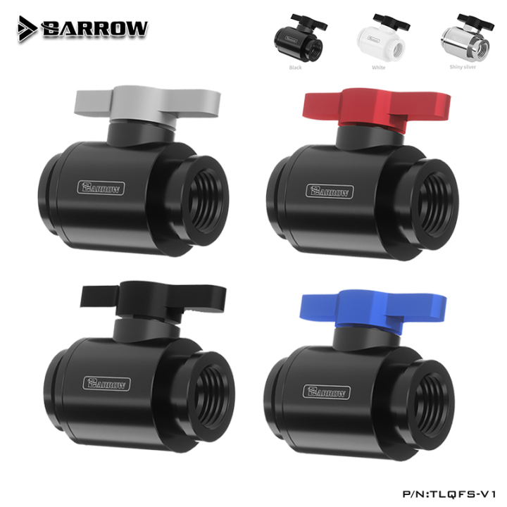 Barrow TLQFSV1, Mini Ball Valves, Multiple Colour Aluminium Handle