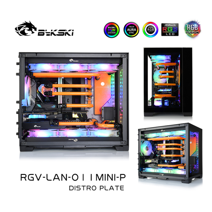【全品送料無料】 O11D Li Lian For Kit Plate Distro Bykski Mini Mini (O11 PC用ファン・クーラー
