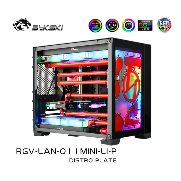Bykski ディストロ プレート Lian Li PC-O11 Mini