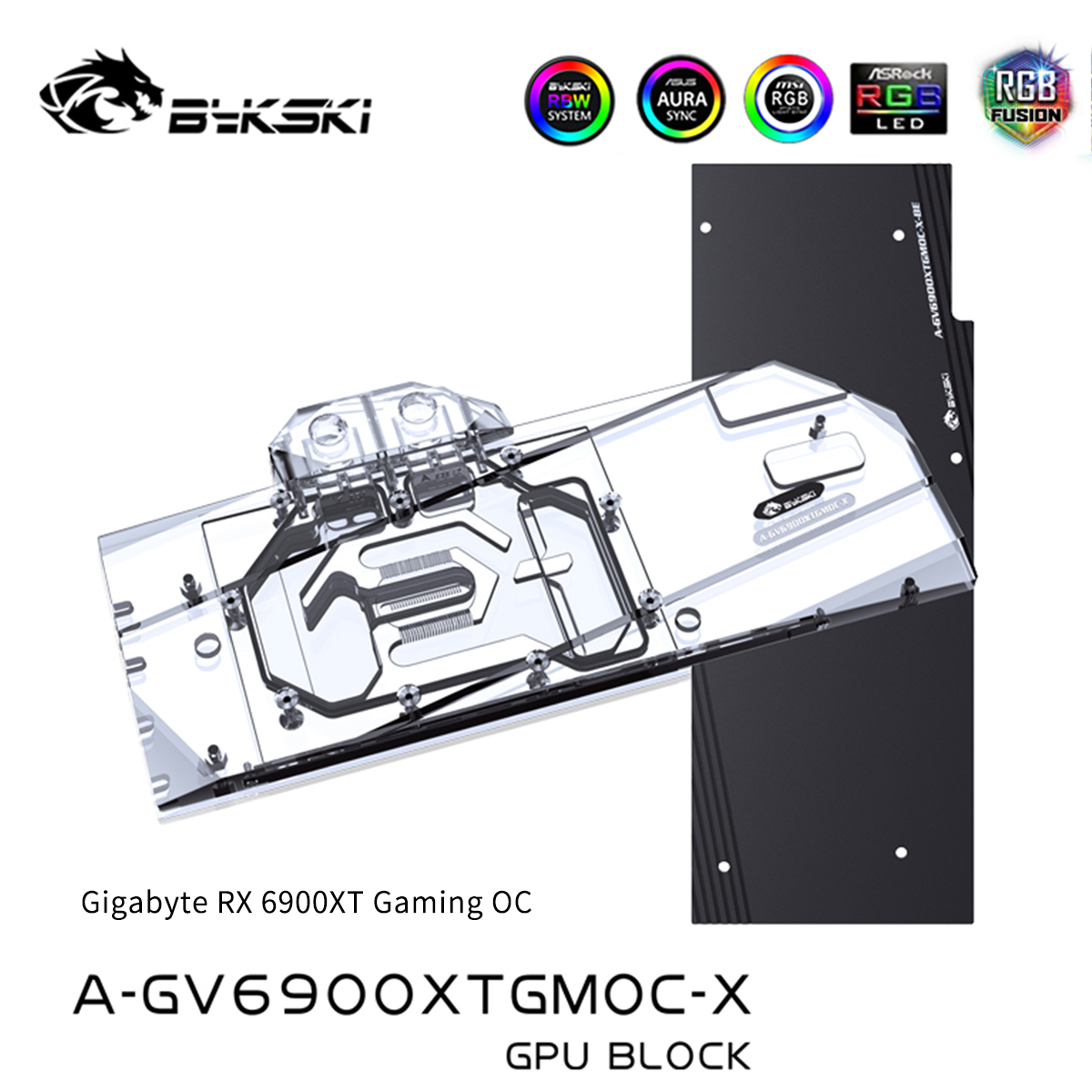 Bykski RX 6900XT GPU Water Block For Gigabyte RX 6950XT | FormulaMod