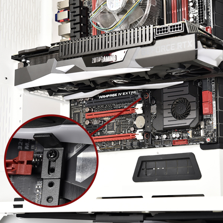 Lian Li Metal Bracket GPU Holder for Single and Double Graphics Card