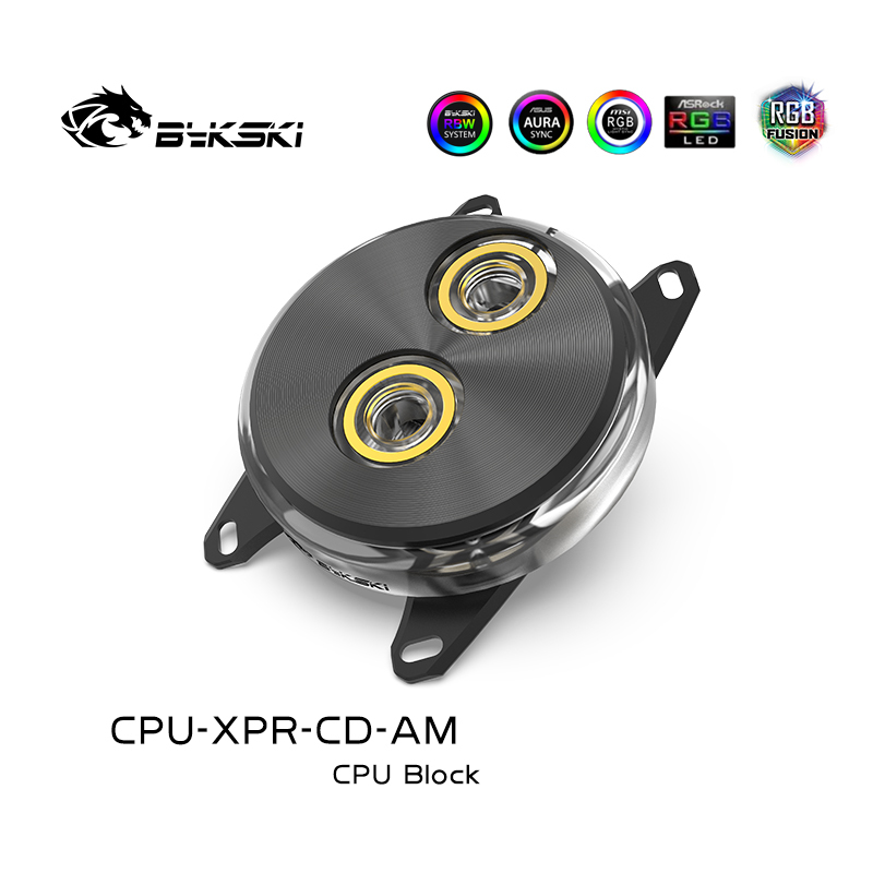 Bykski CPU-XPR-AM-V2 CPU raffreddamento ad acqua Blocco per AMD AM2 AM3 AM4 TR4 5v RGB 