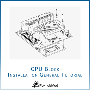 CPU Water Block Install Tutorial Intel/AMD