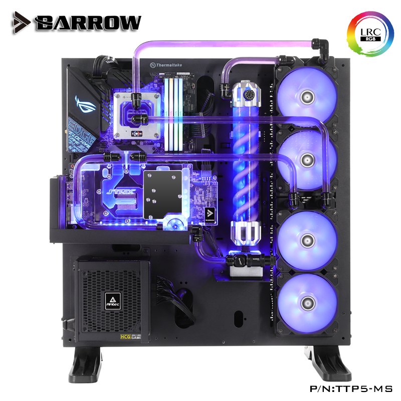 PC水冷パーツ Alphacool BARROW Thermaltake 色々 Barrow Water Cooling Kit for TT P5 Case, For Computer CPU/GPU