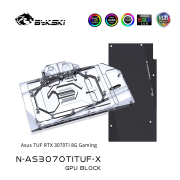 Bykski GPU Block For Asus TUF RTX 3070Ti 8G/3060Ti O8G Gaming, Full Cover GPU Water Cooling Cooler N-AS3070TITUF-X Bykski GPU Block For Asus TUF RTX 3070Ti/3060Ti Gaming, | FormulaMod
