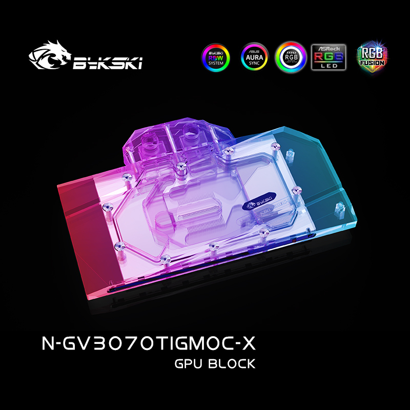 Bykski Full Coverage GPU Water Block and Backplate for Zotac