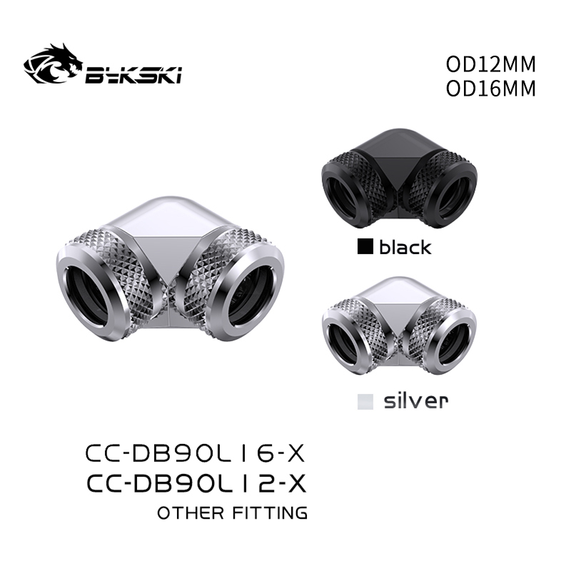 その他 BYKSKI OD16mm Hard Tube Fitting Silver OD16mm - Hard Tube at formulamod sale